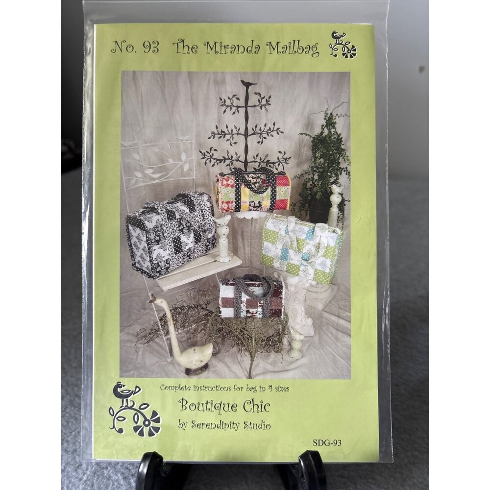 No. 93 The Miranda Mailbag Sewing Pattern Boutique Chic by Serendipity Studio DI